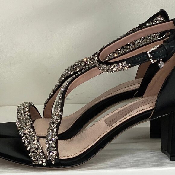 Naturalizer x Pnina Tornai Women’s Ahava Crystal Block Heel Sandals – Size 7.5 - Picture 6 of 8